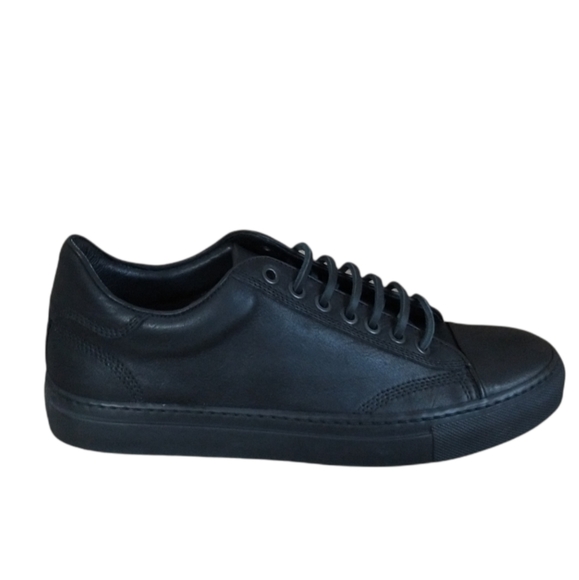 Wings + Horns All Black Low-Top Leather Sneaker Leather Laces EU 39 - Picture 8 of 10